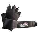 3/4 Finger Weight Training Gloves with Wrist Wraps (Pair) -- Schiek (540)