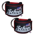 Padded Nylon Ankle Straps - Cable Attachment Ankle Cuffs (Pair) -- Schiek (1700)