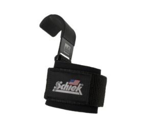 Schiek USA Made Power Lifting Hooks with Padded Wrist Supports