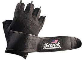 Schiek 540 Platinum Series Gel Palm Workout Gloves with Wrist Wraps