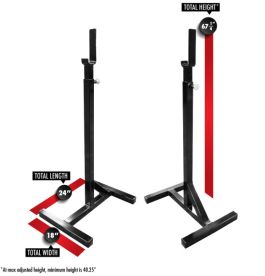 Commercial Adjustable Squat Stands -- Legend Fitness (7005)