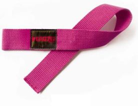 Pink Cotton Weight Lifting Straps for Women