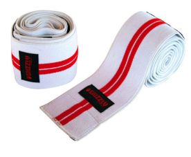 Grizzly Powerlifting Red Line Elastic Knee Wraps