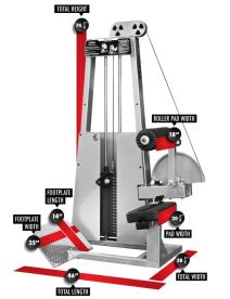 Legend Fitness 907 Selectorized Lower Back Extension Machine
