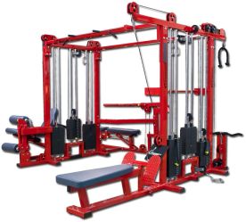Legend Fitness 965 Six Weight Stack Combo Jungle Gym for Commercial Gyms