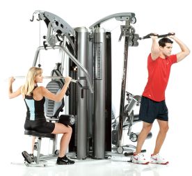 TuffStuff Apollo AP-7300 3-Station Multi Gym System for Fitness Training