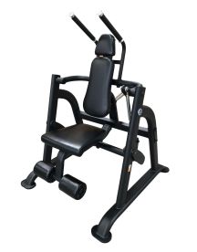 The Abs Company Vertical Crunch Commercial Ab Crunch Machine in Black