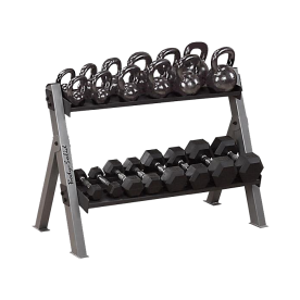 Body-Solid GDKR100 Dual Dumbbell and Kettlebell Rack