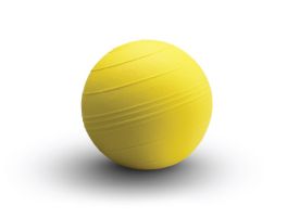 Yellow 9 in. D-Ball Non-Bounce Medicine Ball