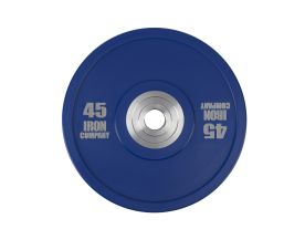 45 lb. Blue Urethane Bumper Plates - IRON COMPANY