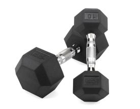 IRON COMPANY Rubber Hex Dumbbells and Sets from 5-125 lbs. | IC-RUB-HEX