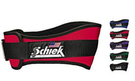 Schiek Sports Women's Weightlifting Belt with Velcro Closure and Contoured Shape for Maximum Comfort