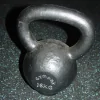 Economy Cast Iron Kettlebell with Rubber Base