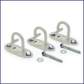Anchor Gym Mini H1 Wall Mount Anchors in Light Gray / Off-White