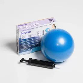 Aeromat Balance Pilates Ball Alongside the Included Hand Pump for Easy Inflation, Ideal for Strength, Flexibility, and Core Training Exercises