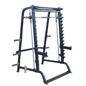 Series 7 Linear Bearing Smith Machine | Body-Solid (GS348B) for free weight workouts and is available for sale at IRON COMPANY.
