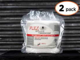 Flex Wipes Gym Equipment Disinfecting Wipes Refill Rolls for Wipe Dispensers (10801)