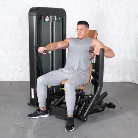 Elite Plus Chest Press by Muscle D Fitness Featuring a Durable 11-Gauge Steel Frame and Ergonomic Design