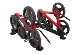 Power Leverage V2 Deadlift/Shrug Machine by Muscle D Fitness, Featuring a Durable 11-Gauge Steel Frame, Dual-Handle Design, and Integrated Plate Storage. Weight Plates Not Included