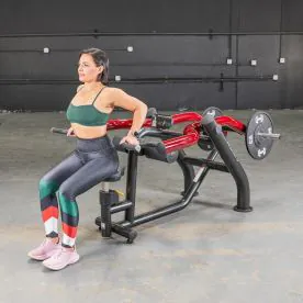 Muscle D Fitness Seated Dip / Triceps Press Machine Equipped with Versatile Multi-Grip Handles for Customizable Triceps Press and Upper Body Workouts. Weight Plates Not Included