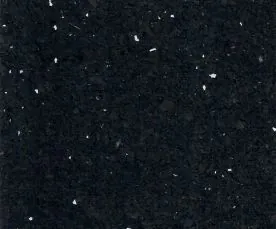 Close-up of Natural Recycled Rubber Flooring Rolls, showcasing black rubber with natural color speckles, designed for seamless, slip-resistant gym flooring.