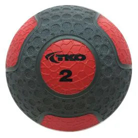 TKO 509CMB Rubber Commercial Medicine Ball 2 lbs. with easy grip texture.