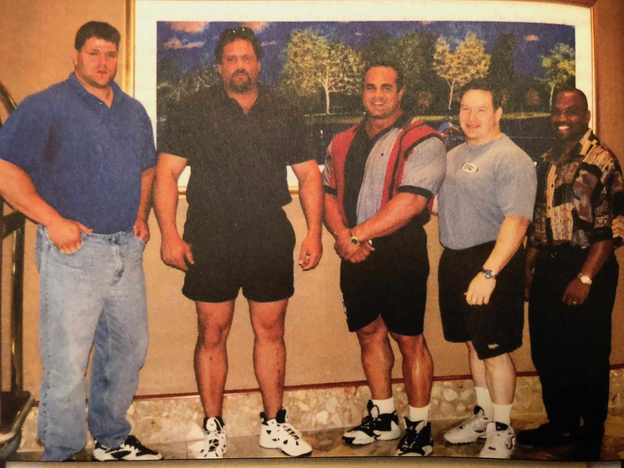 Powerlifters Brad Gillingham, Ed Coan, Gene Bell, Bobby Myers and Anthony D’Arrezo Powerlifters Brad Gillingham, Ed Coan, Gene Bell, Bobby Myers and Anthony D’Arrezo