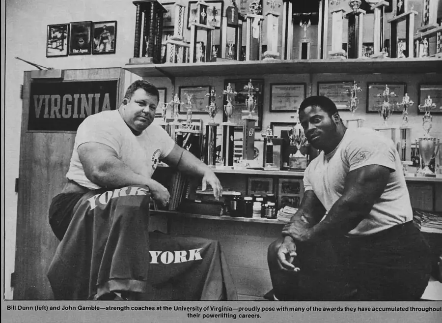 Bill Dunn and John Gamble at the University of Virginia