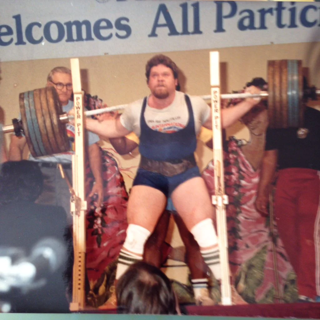 Dan Wohleber performing a barbell squat