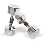 chrome dumbbells