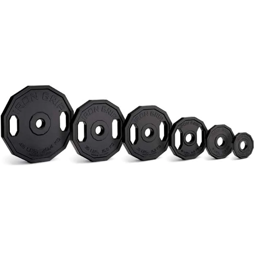 Details about   Pair of Iron Grip Urethane Olympic Weight Plates 5lbs 