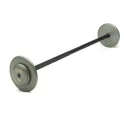 Pro-Style Economy Gray Cast Iron Fixed Barbell Set - 20-110 lbs. | Ivanko (SBH/R/EP1.25)