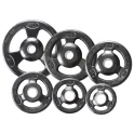 ISO-Grip Rubber Coated Steel Composite Olympic Gripping Plates | York (ISO-R)