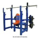 Olympic Shoulder Press Bench With Plate Storage | Legend Fitness (3156)