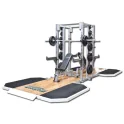 Double Sided Half Cage with Dual Insert Platforms | Legend Fitness (3155-3223-2)