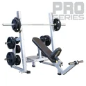 PRO SERIES Olympic Incline Bench Press w/Band Pegs | Legend Fitness (3241)