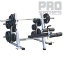 PRO SERIES Olympic Decline Bench Press w/Band Pegs | Legend Fitness (3243)