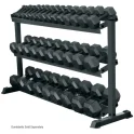 3-Tier Space Saving Hex Dumbbell Rack | York (69127)