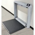 Wall-Mount Fold-Up Digital Wheelchair Scale with 1000 lb. Capacity | Detecto (7550)