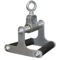 Aluminum Seated Row Cable Attachment with Urethane Handles | American Barbell (AT-SRCH)