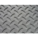 Diamond Plate Rubber Flooring Tile Alternative