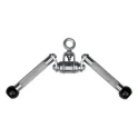 Hard Chrome Revolving Solid Pressdown V-Bar | American Barbell (AT-PVB-E)