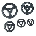 York ISO-Grip Steel Composite Barbell Grip Plate Sets | York (ISO-S)