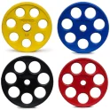 Olympic Rubber Coated E-Z Lift Weight Plates | Ivanko (ROEZH)