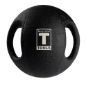 Dual-Grip Medicine Balls 6-16 lbs. and 6-Ball Rack Package | Body-Solid (GMR10B-DMB-PACK)