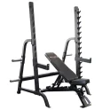 Pro ClubLine Commercial Bench / Squat Rack Combo Package | Body-Solid (SDIB370B)