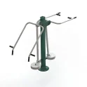 Accessible Combo Press and Pull - Outdoor Fitness Equipment | TriActive USA (CSPB-W)