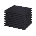 40" x 40" x 0.75" Cross Hatch Puzzle Sport Mat Kit | Dollamur (PUZ-034-KIT)
