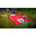 Heavy-Duty Outdoor Revolution Athletic Court Tiles | SnapSports (OUT-REV)