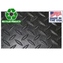 Safe-T-Grip™ Non-Slip Diamond Plate Rolled Rubber - Light Duty 1/4" | Patriot Sports Flooring (DP-ROLL-1/4)